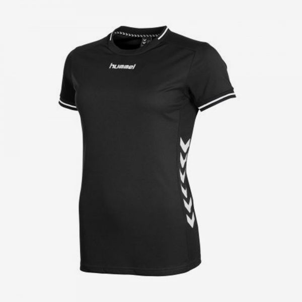 Hummel Lyon Shirt Dames - Sportshirt - Zwart/Wit - Afbeelding 5