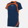 Afbeelding Hummel Odense shirt dames marine oranje