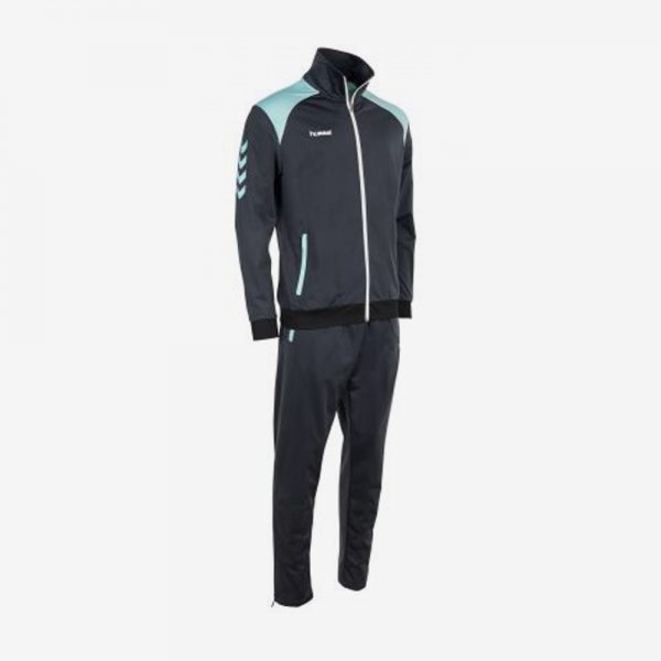 Hummel Playground - Trainingspak - Junior -Grijs/Blauw
