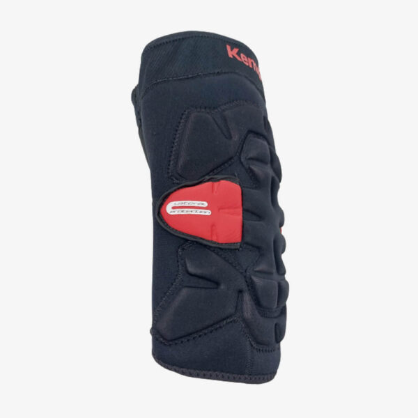 Afbeelding Kempa K-Guard kniebeschermer zwart/rood zijkant