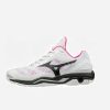 Afbeelding Mizuno Wave Stealth V indoorschoen dames wit