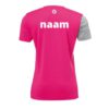 Afbeelding Kempa core 2.0 sportshrit dames magenta/grijs met je naam in wit