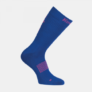 Afbeelding Kempa Logo Socks zijkant kleur electric blauw/roze