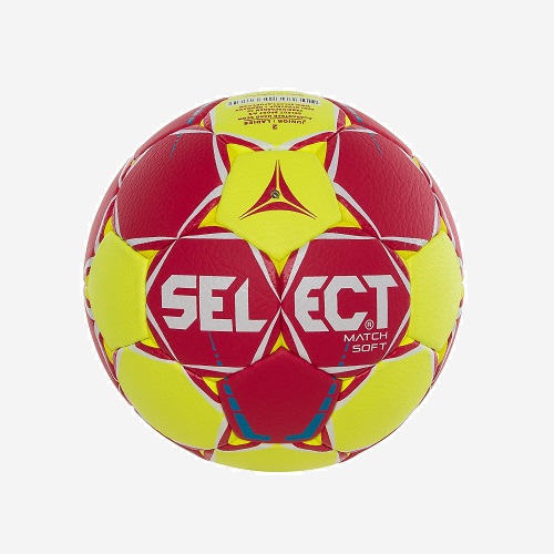 Afbeelding Select Match Soft handbal rood geel