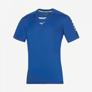 Mizuno Soukyu sportshirt heren blauw