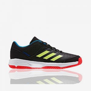 Adidas Court Stabil Jr handbalschoen zwart geel