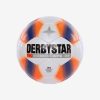 Afbeelding Derbystar Diamond voetbal wit oranje