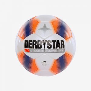 Afbeelding Derbystar Diamond voetbal wit oranje