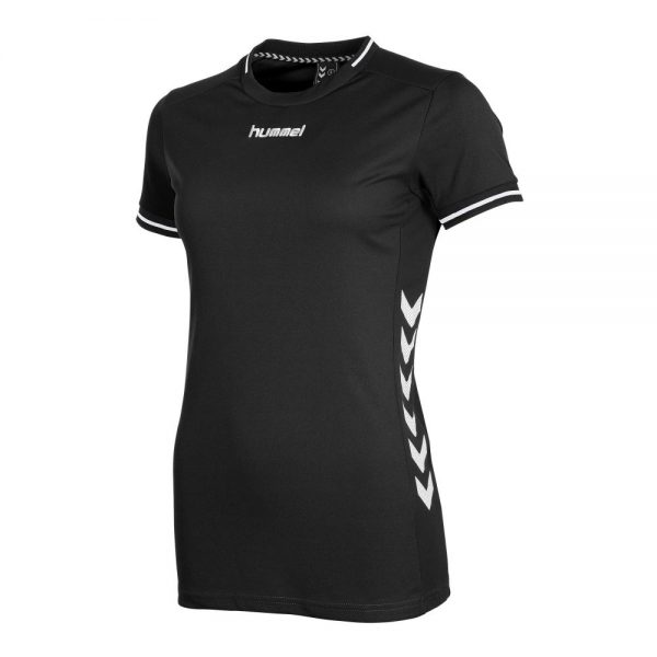 Hummel Lyon Shirt Dames - Sportshirt - Zwart/Wit