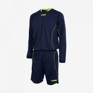 Afbeelding Hummel Classic scheidsrechter set lange mouw marine geel