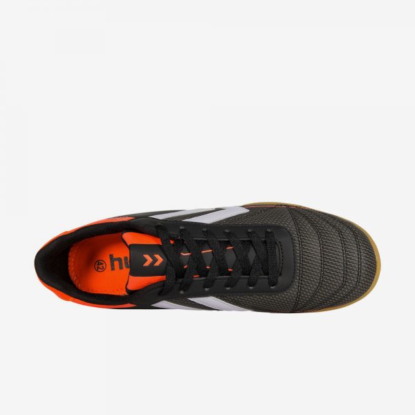 Hummel Global SR IN - Zaalvoetbalschoenen -  Zwart/Oranje - Afbeelding 3