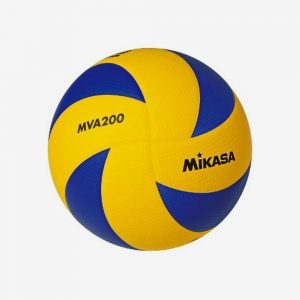 Afbeedling Mikasa volleybal geel blauw
