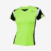 Afbeelding Rogelli hardloop T-shirt damesfluor zwart wit