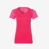 Afbeelding Asics FuzeX V-neck hardloopshirt dames voorkant roze