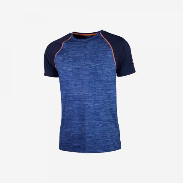 Afbeelding Rogelli Running T-shirt Structure hardloopshirt voorkant herenblauw