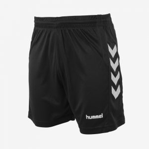 Hummel Aarhus short sportbroek dames voorkant zwart