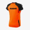 Afbeelding Hummel Aarhus sportshirt dames oranje/zwart met je naam