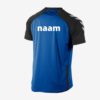 Afbeelding hummel aarhus sportshirt uni blauw/zwart met je naam