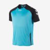 Hummel Aarhus shirt voorkant sportshirt aquablauw