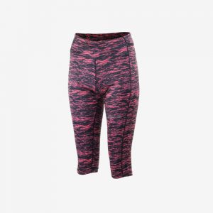 Rogelli Running Capri Joy hardloopbroek voorkant dames roze