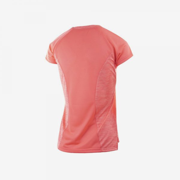 Rogelli Running T-shirt Joy hardloopshirt dames achterkant roze