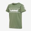 Hummel Jaki T-shirt voorkant legergroen