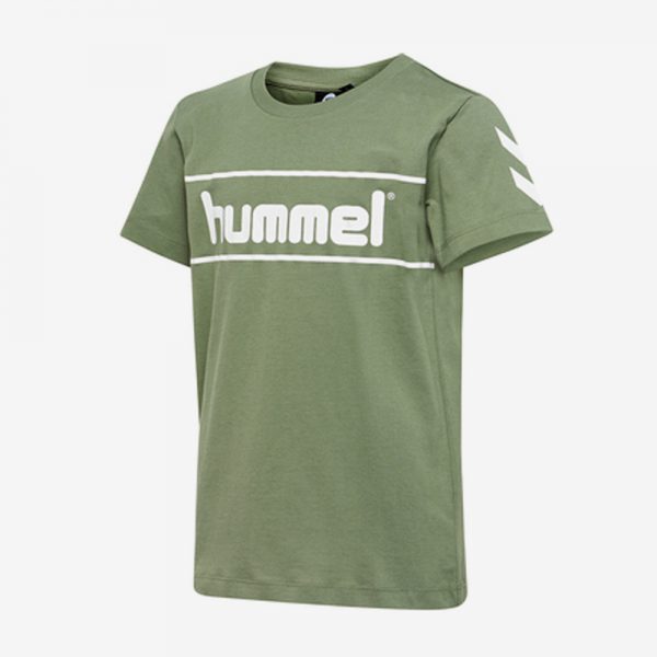 Hummel Jaki T-shirt voorkant legergroen