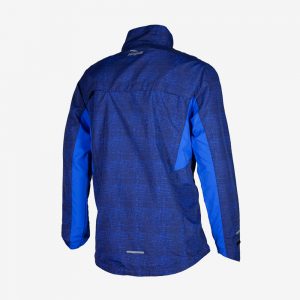 Rogelli Badger Jack hardloopjas achterkant heren blauw