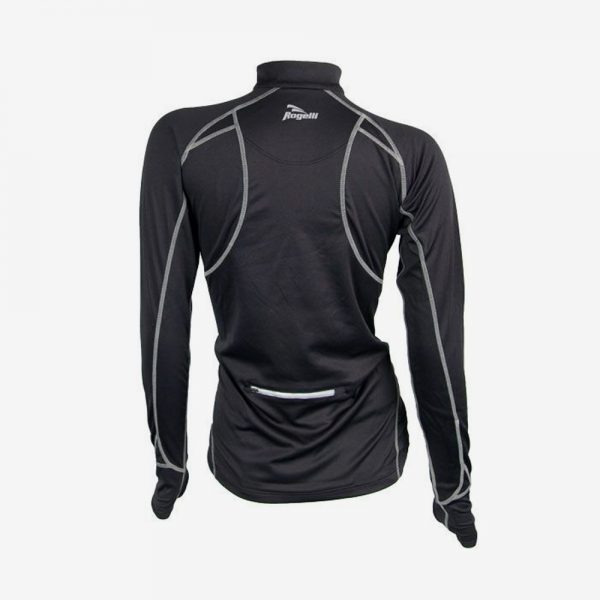 Afbeelding Rogelli Crane Running top Hardloopshirt achterkant zwart