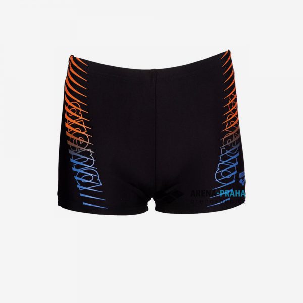 Afbeelding Arena Urban short zwembroek junior zwart voorkant