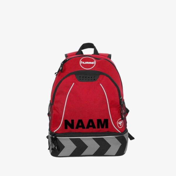Hummel Brighton Backpack - Sporttas -  Rugtas - Rood - Afbeelding 3