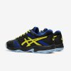 Afbeelding Asics Gel-Blast 5 handbalschoenen junior zwart blauw achterkant