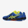 Afbeelding Asics Gel-Fastball 3 handbalschoen heren blauw zwart achterkant