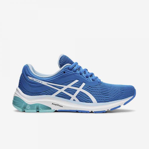 Afbeelding Asics Gel-Pulse 11 hardloopschoenen dames blauw wit