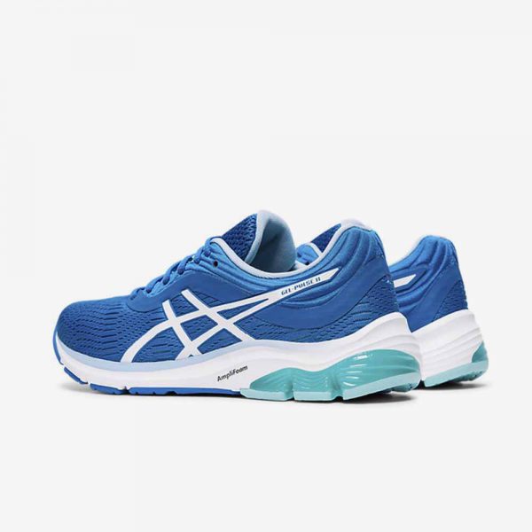 Afbeelding Asics Gel-Pulse 11 hardloopschoenen dames blauw wit