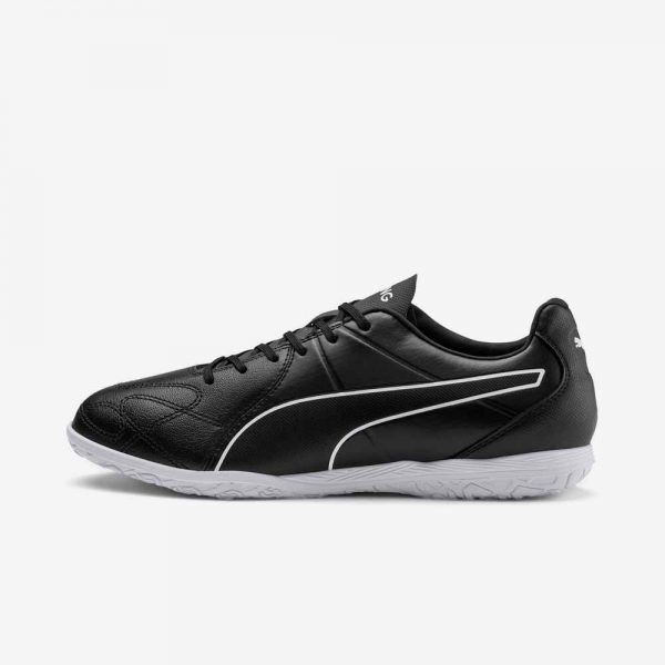 Puma King Hero it- zaalvoetbalschoenen zwart linkerschoen