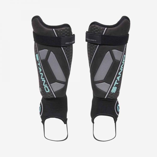 Afbeelding Staano Pro Guard II scheenbeschermers voorkant zwart