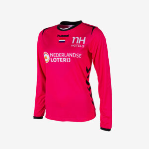 Afbeelding Hummel WK 2019 keepersshirt Nederlandse handbaldames lange mouw roze
