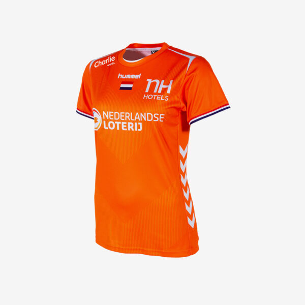 Afbeelding Hummel WK 2019 shirt Nederlandse handbaldames korte mouw oranje