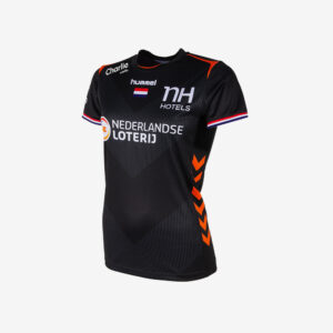 Afbeelding Hummel WK 2019 shirt Nederlandse handbaldames korte mouw zwart