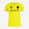 Afbeelding kampioen shirt voorzijde bedrukt geel