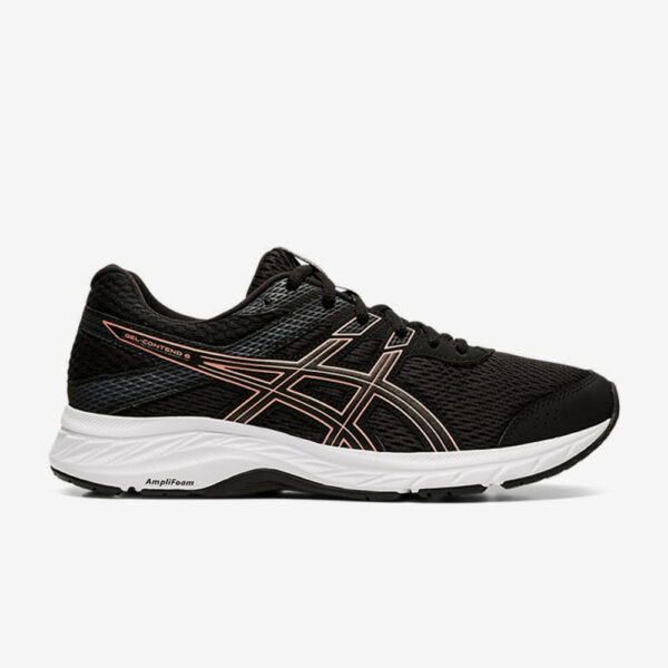 Afbeelding Asics Gel Contend 6 hardloopschoenen dames zwart goud