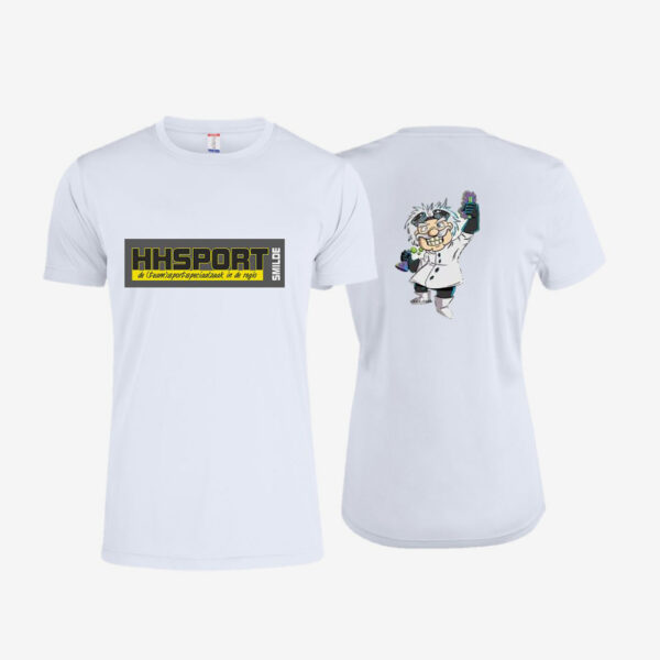 Afbeelding kampioenshirt met bedrukking voor en achterzijde