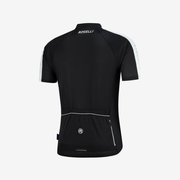 Afbeelding Rogelli explore wielershirt zwart wit