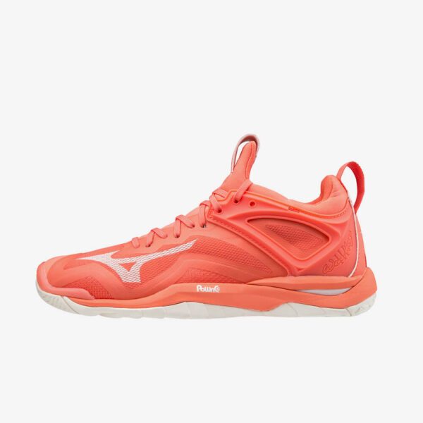 Afbeelding Mizuno Wave Mirage 3 dames handbalschoenen zalm