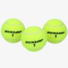 Afbeelding drie Dunlop all court tennisballen geel