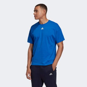 Afbeelding Adidas Must HAves 3 strepen t-shirt heren blauw