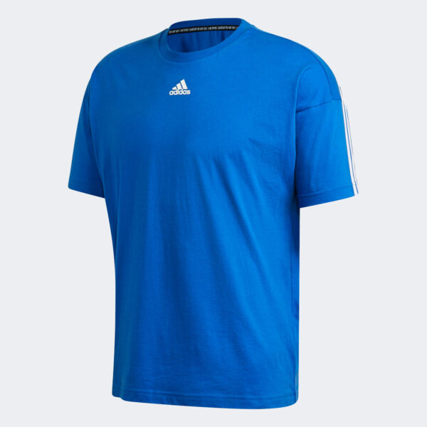 Afbeelding Adidas Must HAves 3 strepen t-shirt heren blauw