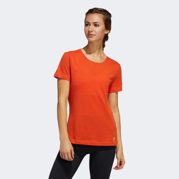 Afbeelding Adidas Prime T-shirt sportshirt dames glory amber