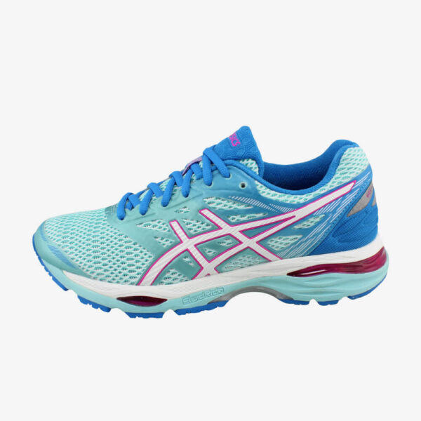 Afbeelding Asics Cumulus 18 hardloopschoenen dames aquablauw